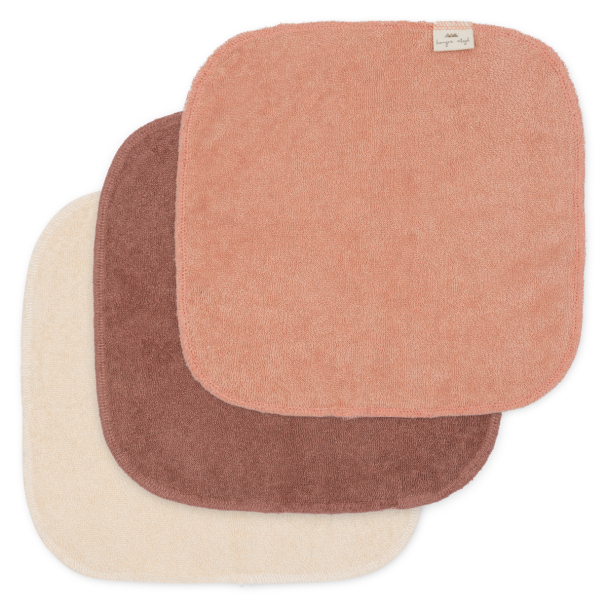 Terry Wash Cloths 3-pk - Sunrise