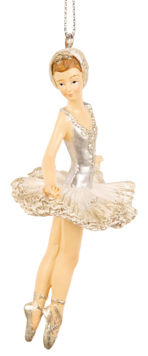 Ballerina sølv/hvit 
