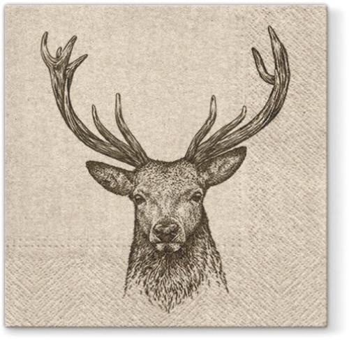 Serviett lunsj 20 stk We care Deer