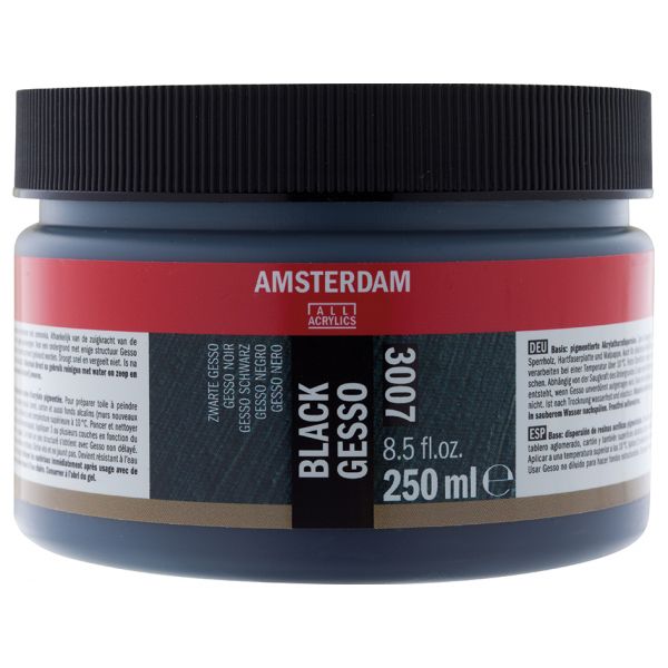 Amsterdam Gesso Black 3007 – 250ml