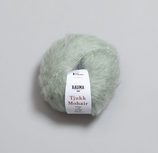 Tjukk Mohair 075 Sjøsprøyt - Rauma Garn