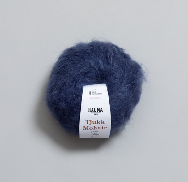 Tjukk Mohair 153 Polarnatt - Rauma Garn