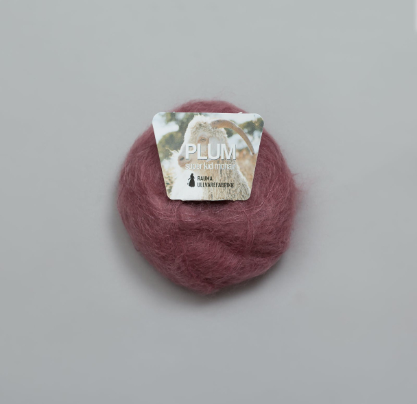 Plum 042 Lys Rødlilla - Rauma Garn