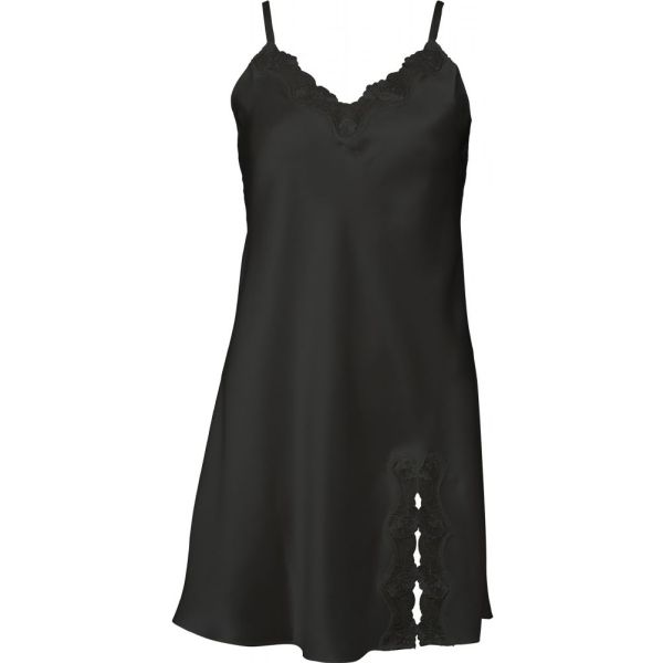 Lady Avenue Pure Silk Slip w. Lace