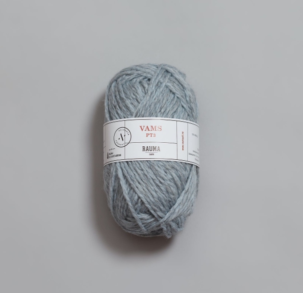 Vams V301 Lys Melert Lys Blå - Rauma Garn