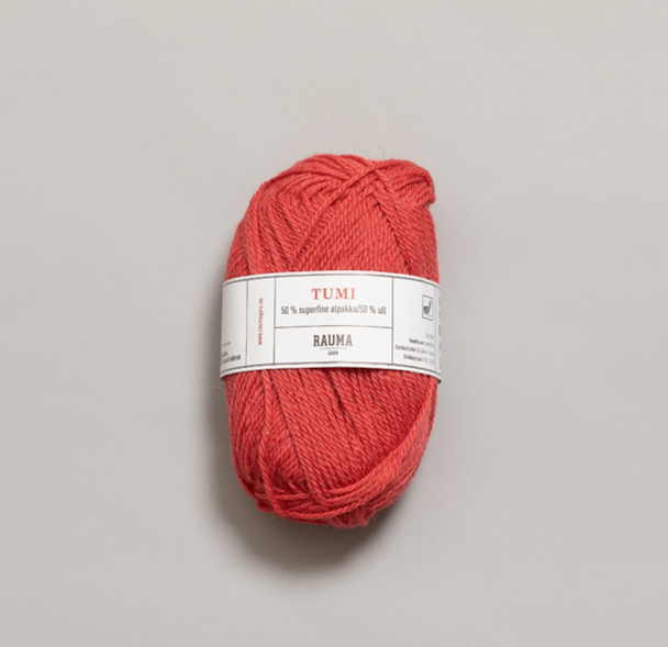 Tumi 6704 Dempet Rød - Rauma Garn