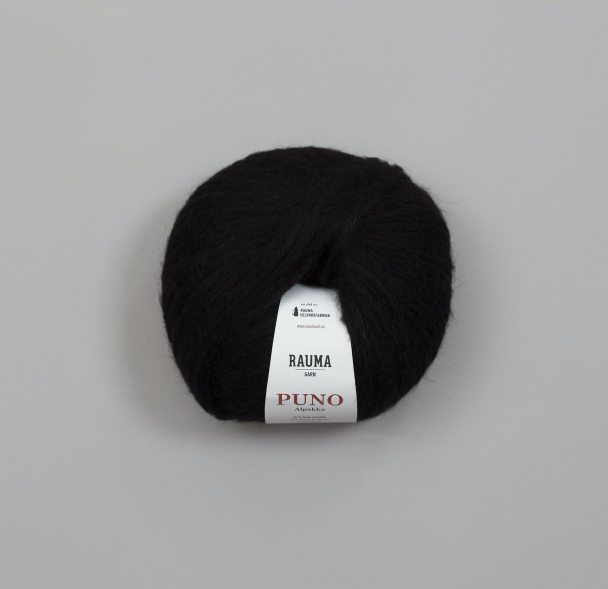 Puno 2325 Svart - Rauma Garn