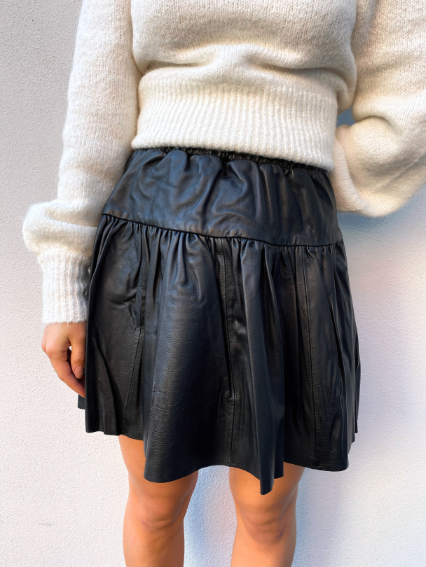 Duna Leather Skirt  - Image 1