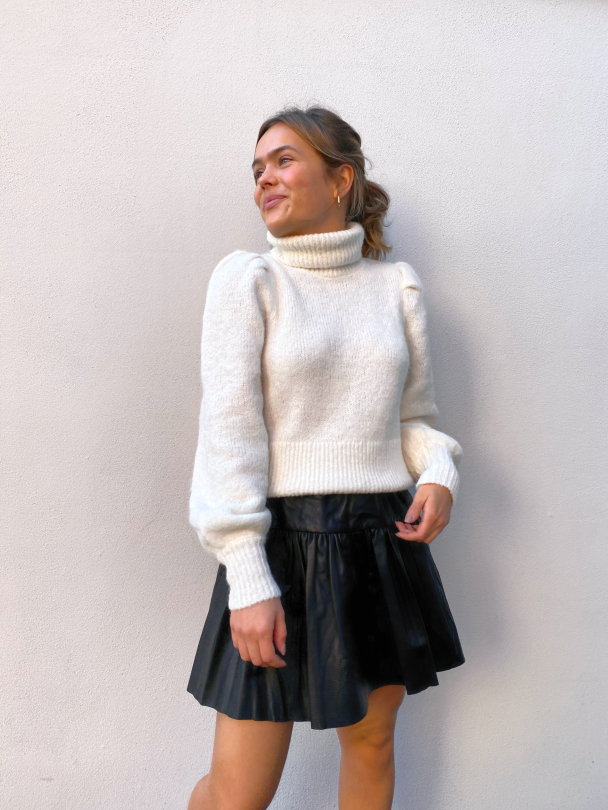 Duna Leather Skirt  - Image 4