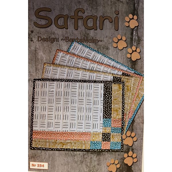 Materialpakke - Safari 4 spisebrikker