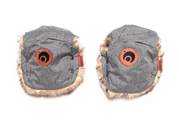 Mini Muffs Basic - Grey Melange - Image 1