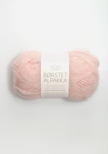 Børstet Alpakka 4602 Pudder Rosa  - Sandnes Garn