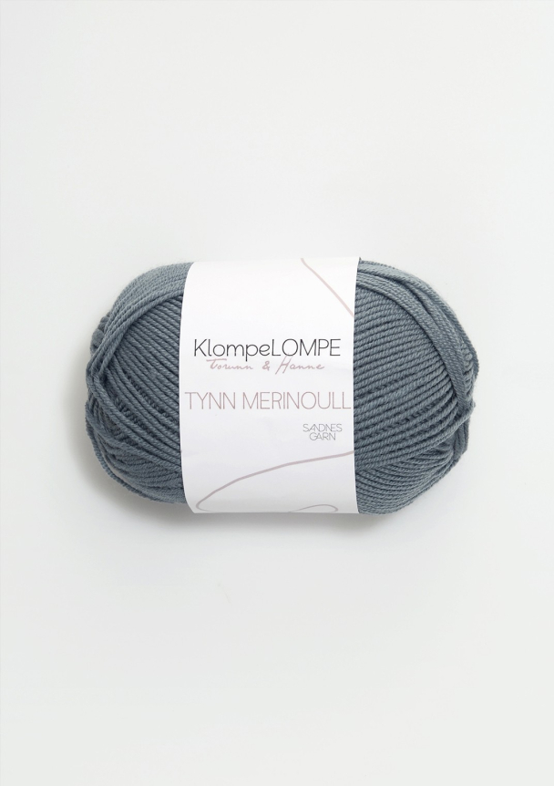 Tynn Merinoull 7251 KlompeLOMPE Blåpetrol - Sandnes Garn
