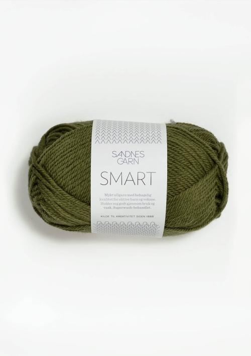 Smart 9553 Olivengrønn - Sandnes Garn