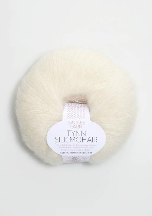 Tynn Silk Mohair 1012 Natur - Sandnes Garn