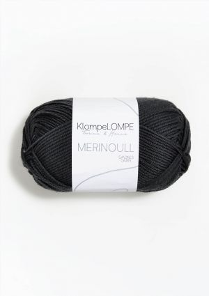 Merinoull KlompeLOMPE 5885 Dempet Sort - Sandnes Garn