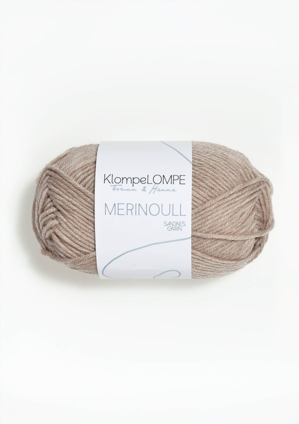Merinoull KlompeLOMPE 2650 Beigemelert - Sandnes Garn