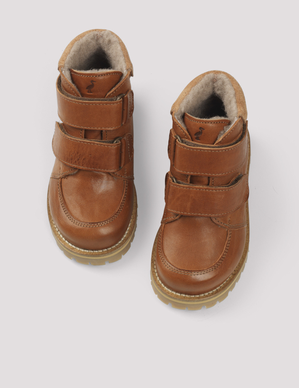 Classic Winter Boot Velcro - Cognac - Image 1