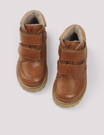 Petit Nord | Classic Winter Boot Velcro - Cognac
