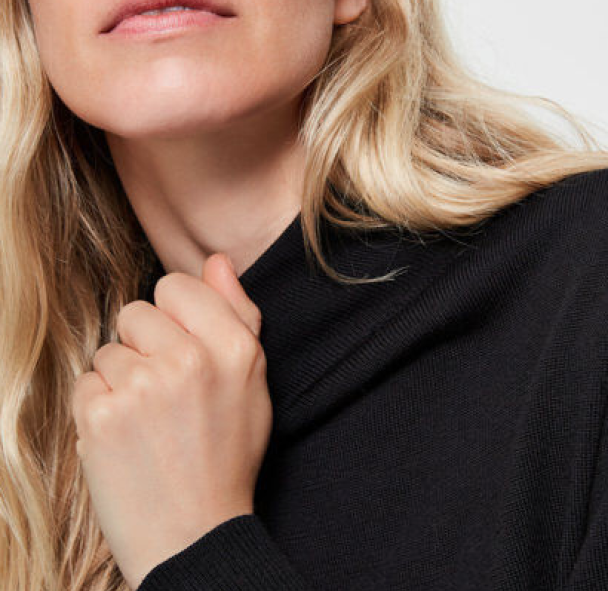 Sandra Knit T-Neck - Black - Image 4
