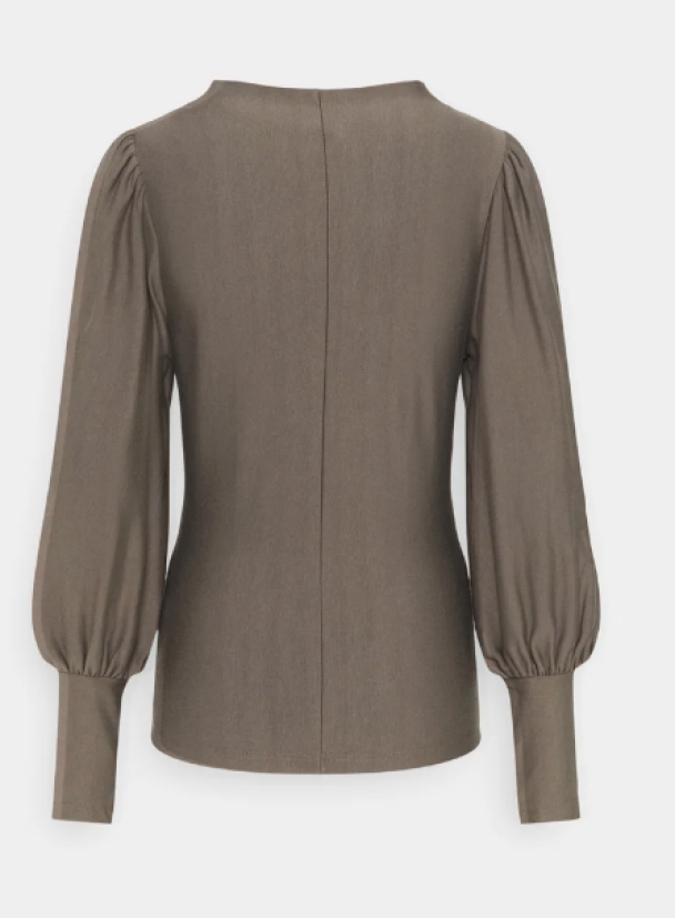 Rifa Puff Blouse - Earth - Image 2