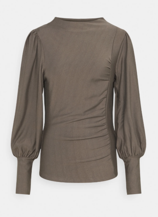 Rifa Puff Blouse - Earth - Image 3