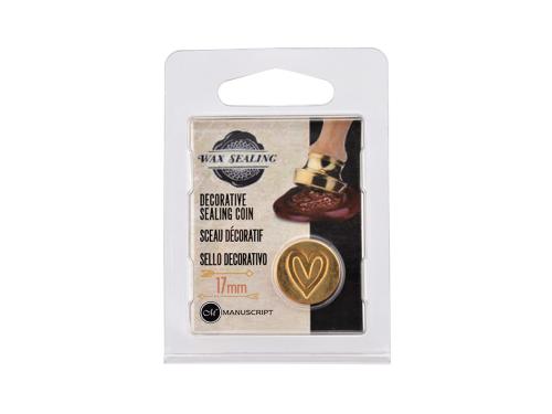 Manuscript Wax Sealing Coin – Hjerte