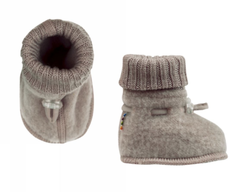 JOHA - BOOTIES ULLFLEECE SESAME MELANGE