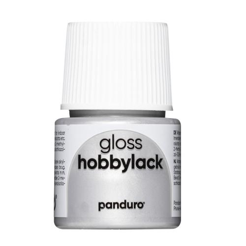 Hobbylakk gloss Silver 45 ml