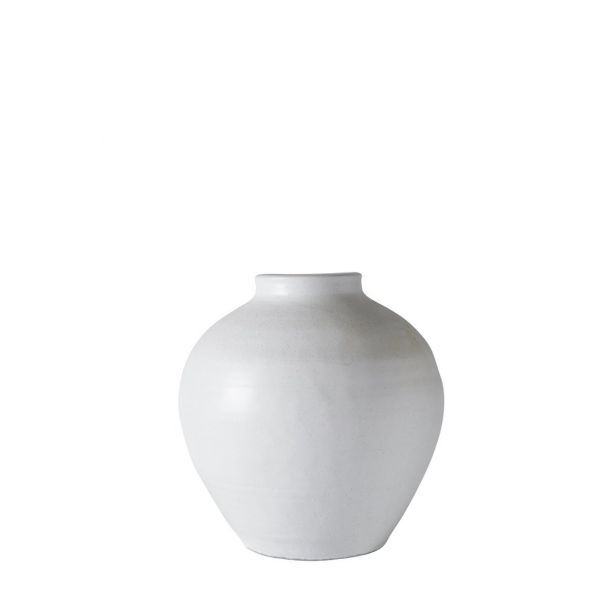 Terra Vase hvit Matt S