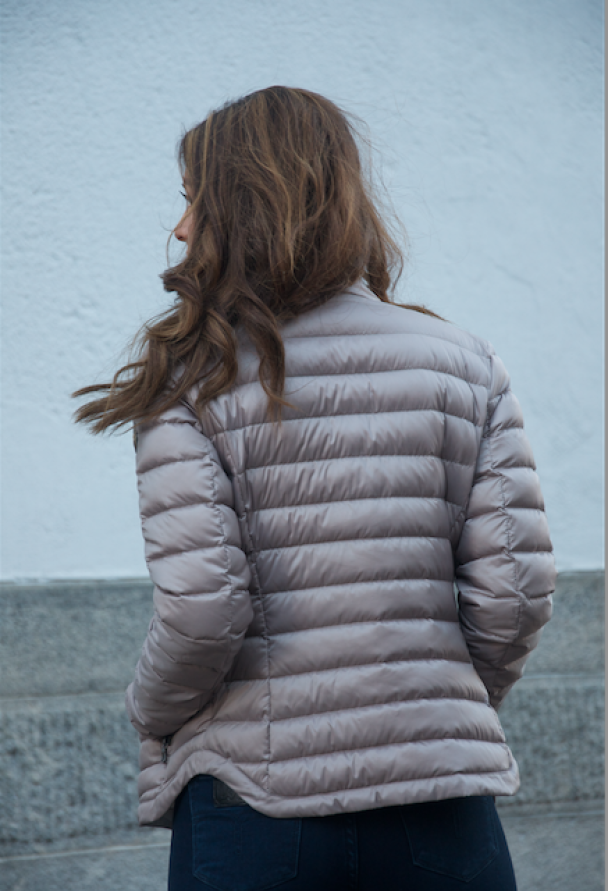 LADIES DOWN BEIGE UTEN HETTE - Image 4