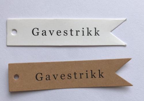 Gavestrikk lapper