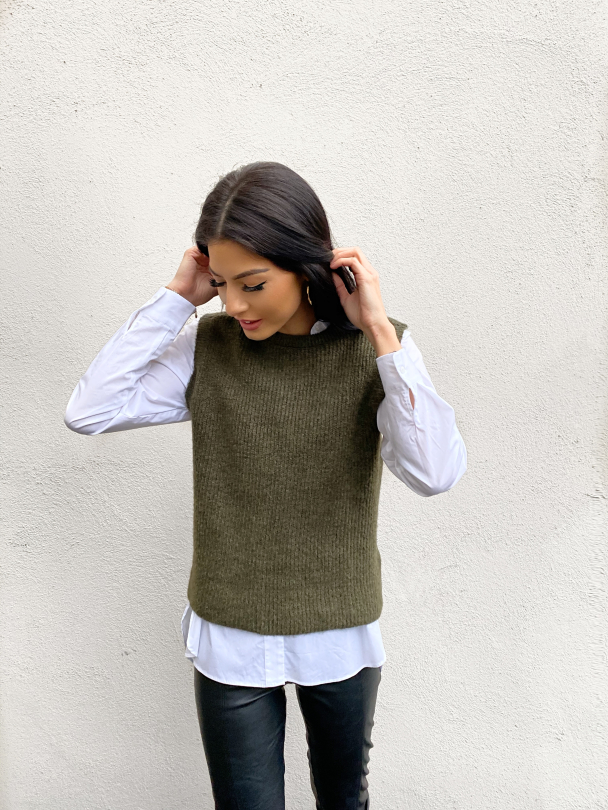 Zal Waistcoat - Beech - Image 3
