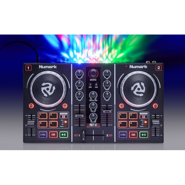 DJ KONTROLLER Numark Party Mix m/lys-show