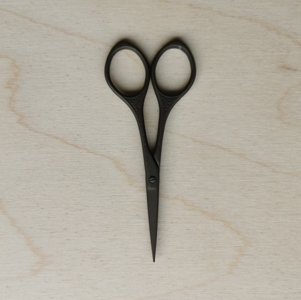 Broderisaks - Liljeløv - matt kobberbrun