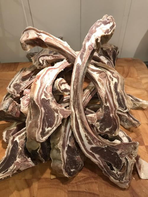  Horns URØKTE pinnekjøtt ca 1500g (MÅ bestilles med høyeste portosats!)