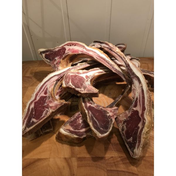  Horns LETTRØKTE pinnekjøtt ca 1500 gram  (MÅ bestilles med høyeste portosats!)