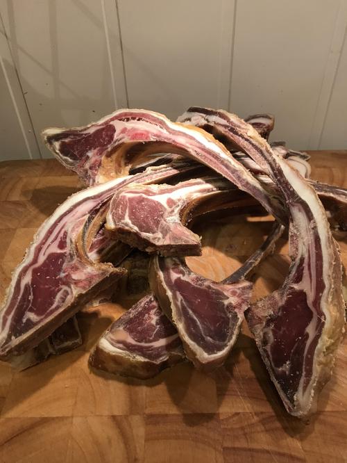  Horns LETTRØKTE pinnekjøtt ca 1500 gram  (MÅ bestilles med høyeste portosats!)