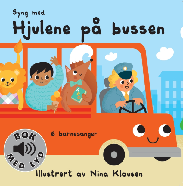 Bok med lyd | Syng med Hjulene på bussen