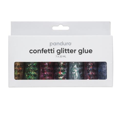 Glitterglue 7x20 ml Shapes