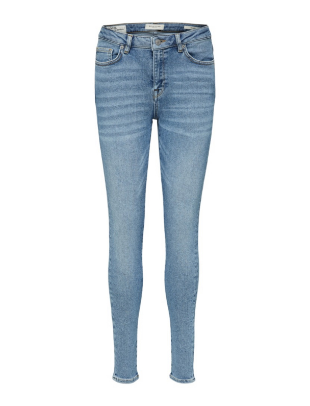 Sophia Skinny Mid Blue Jeans  - Image 2