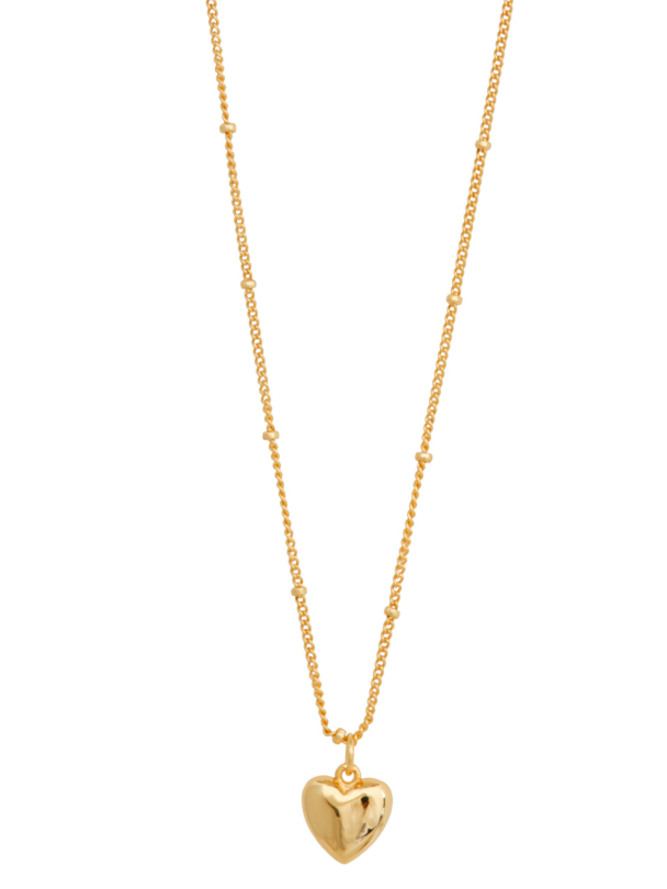 Petite Gullhjerte Kjede - Gold - Image 1