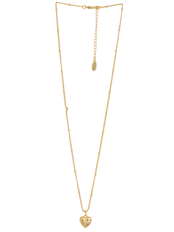 Petite Gullhjerte Kjede - Gold - Image 2