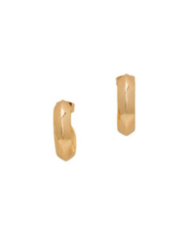 Filippa Hoops Small Øredobber - Gold  - Image 2