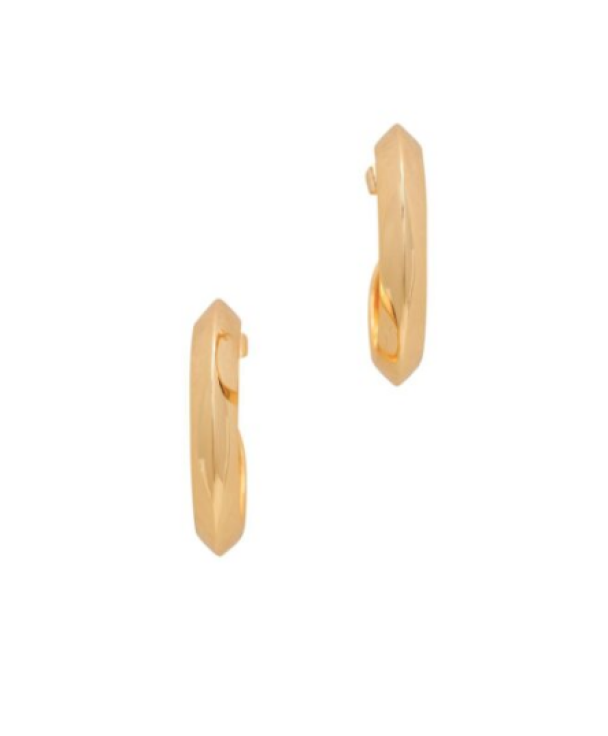 Filippa Hoops Store Øredobber  - Gold  - Image 2
