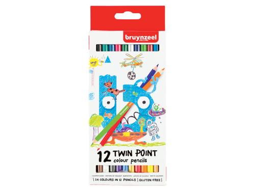 Bruynzeel KIDS – Twin Point Fargeblyanter 12stk