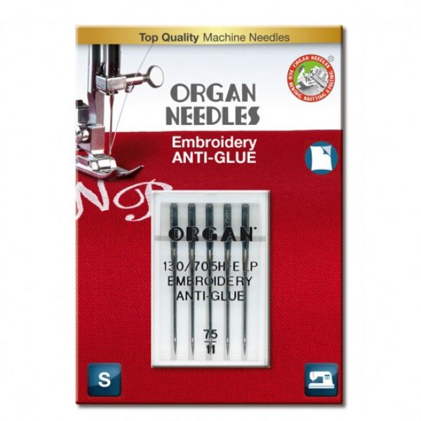 Organ anti-glue embroidery 90-100