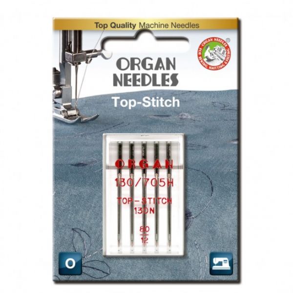 Organ Top stitch 80 - 5 pack