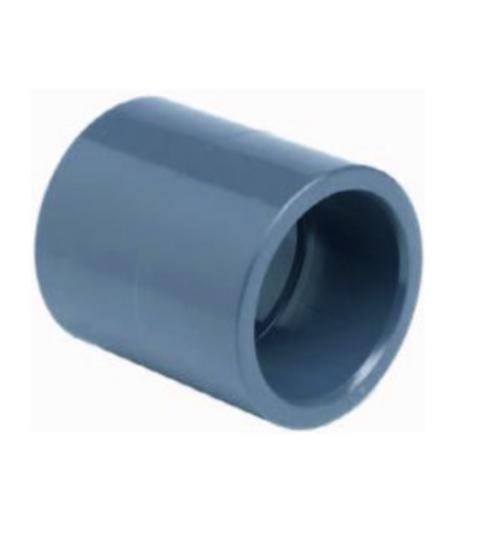 Muffe 50mm pvc limdel