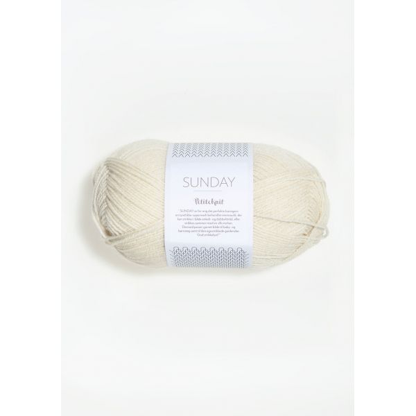 Sunday Petite Knit 1012 Whipped Cream - Sandnes Garn